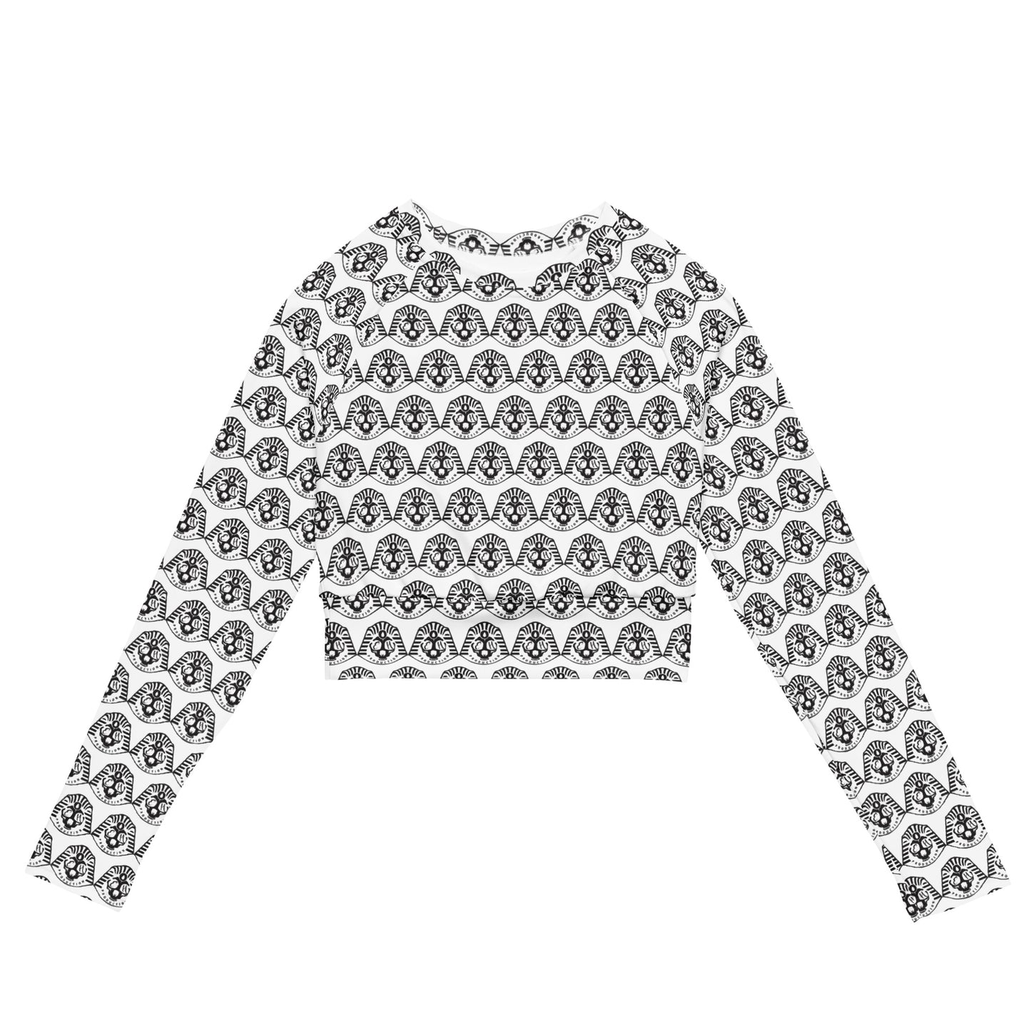 EMPIRE HOUSE PRODUCTION long-sleeve crop top