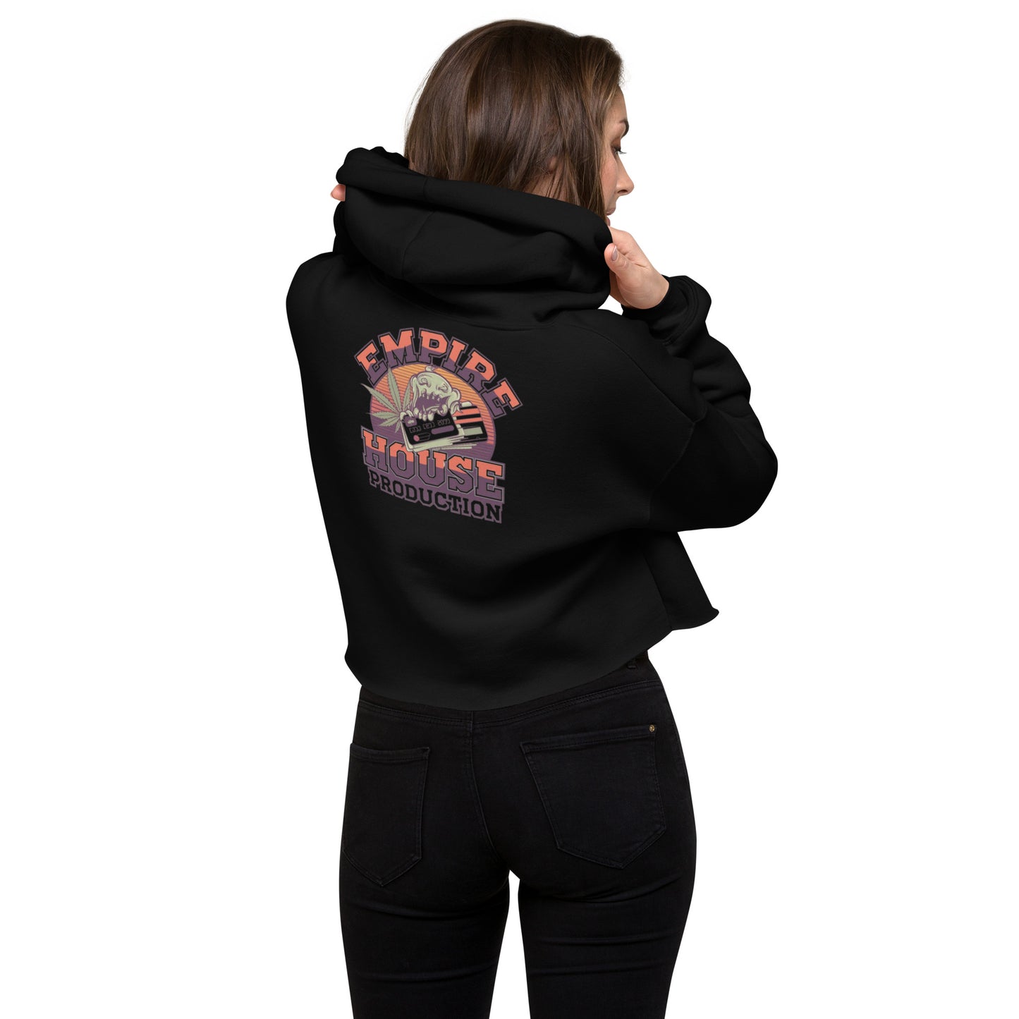 Empire House Production Crop Hoodie